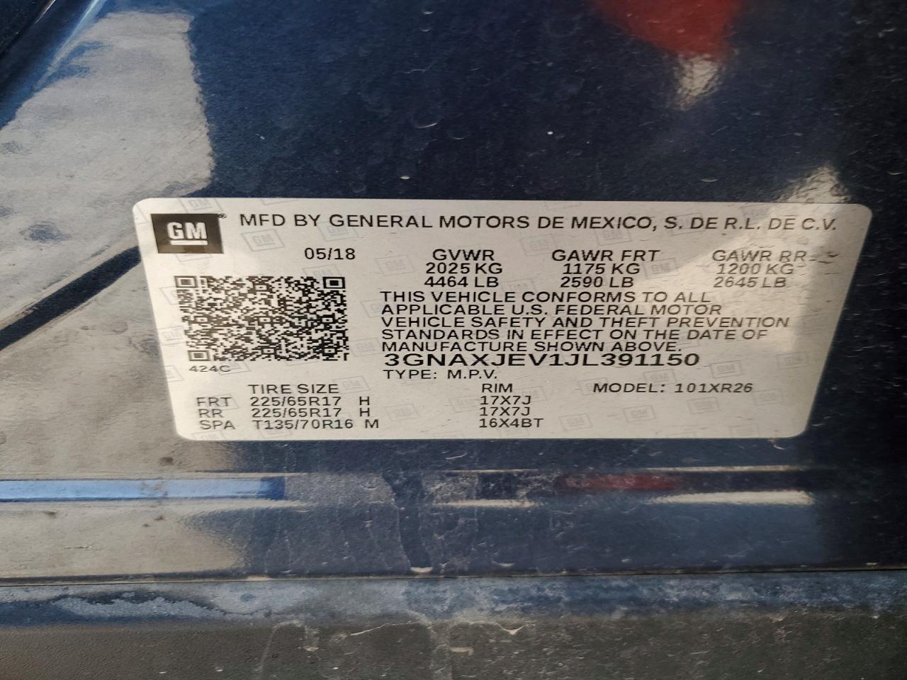 Chevrolet Equinox Lt