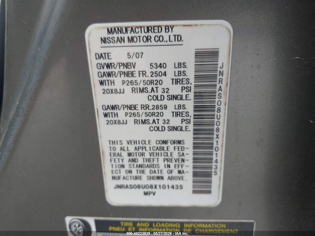 INFINITI Fx