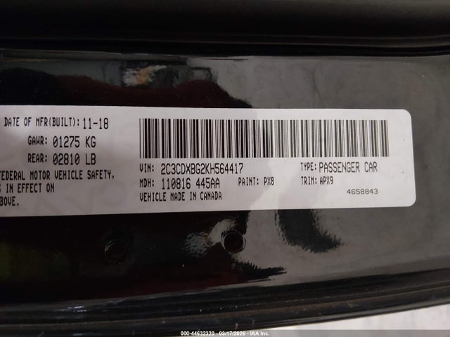 Dodge Charger Sxt Rwd