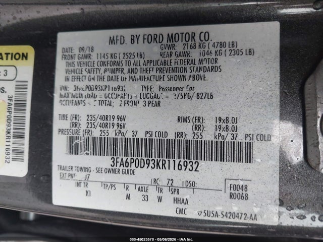Ford Fusion Titanium