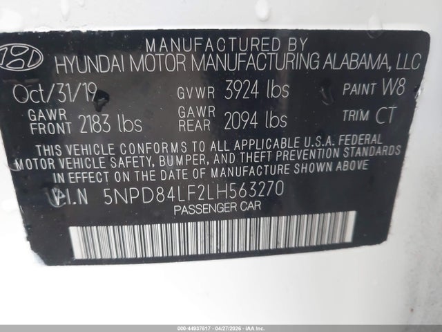 Hyundai ELANTRA Sel