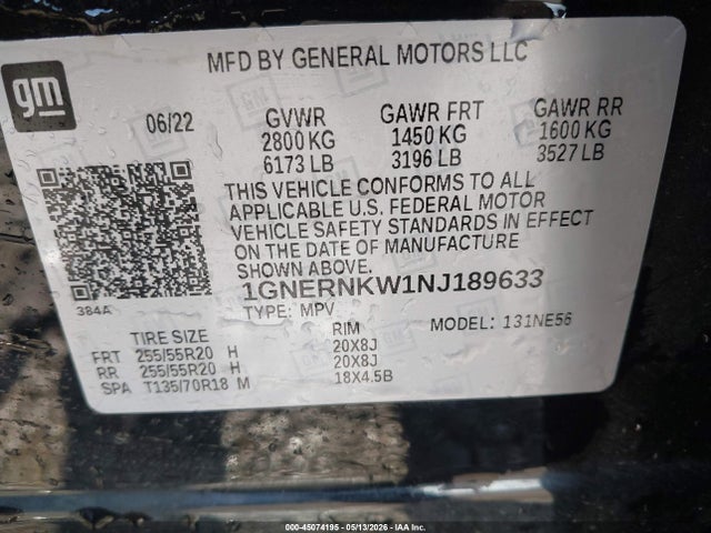Chevrolet Traverse Fwd High Country