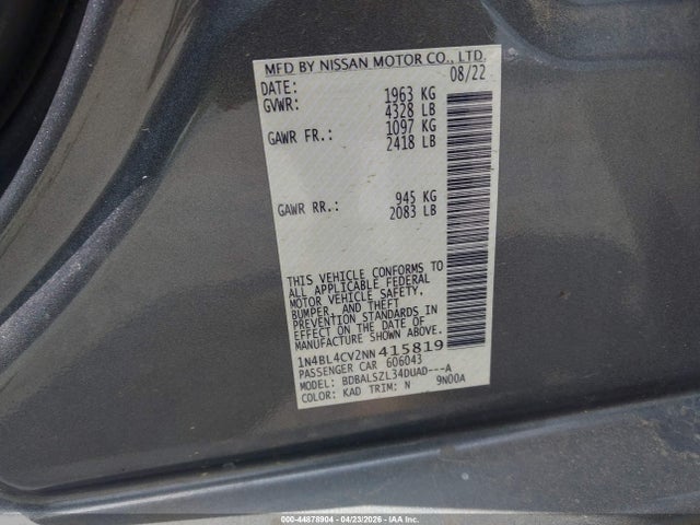Nissan Altima Sr Fwd