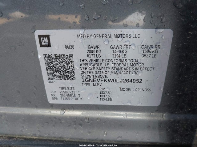 Chevrolet Traverse Awd Ls