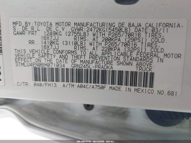Toyota Tacoma Base V6