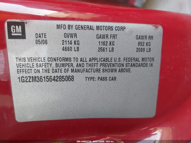 Pontiac G6 Gtp