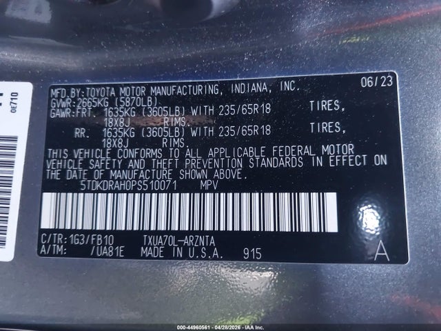 Toyota Highlander Le