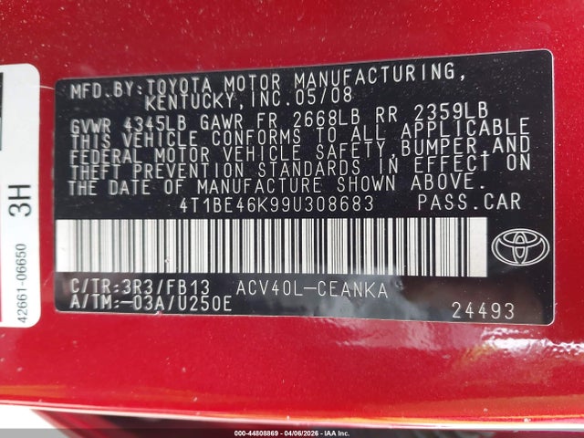 Toyota Camry Le