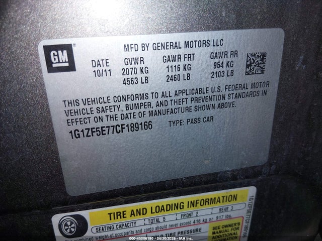 Chevrolet Malibu 3lt