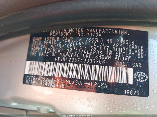 Toyota Avalon Xls