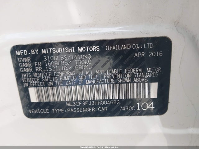 Mitsubishi Mirage Es