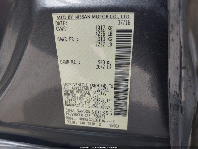 Nissan Altima 2.5 S