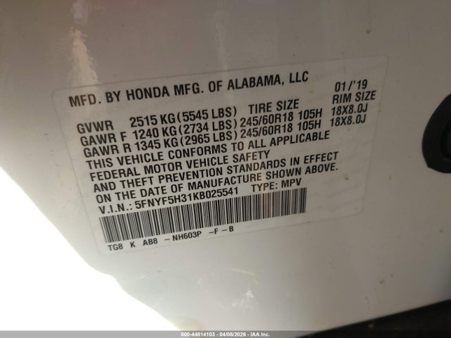 Honda Pilot Ex