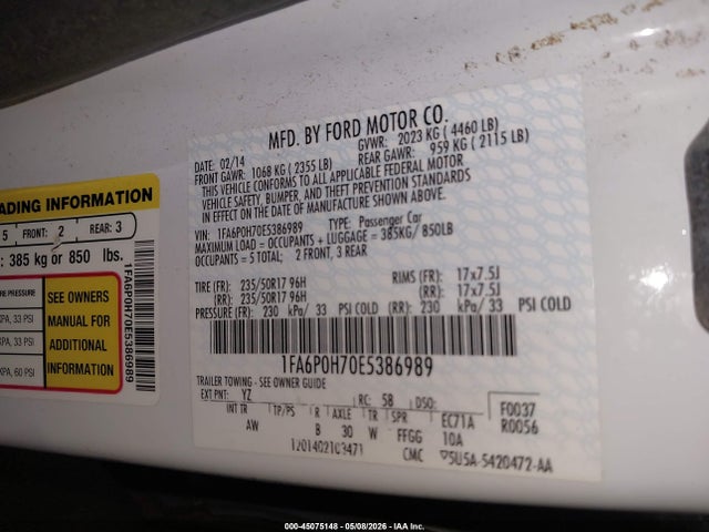 Ford Fusion Se