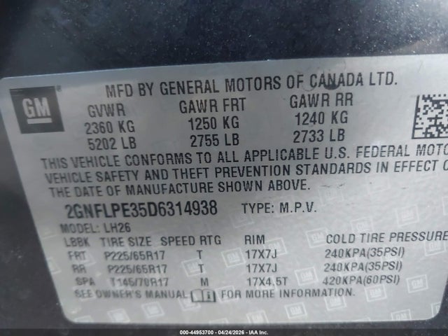 Chevrolet Equinox 2lt