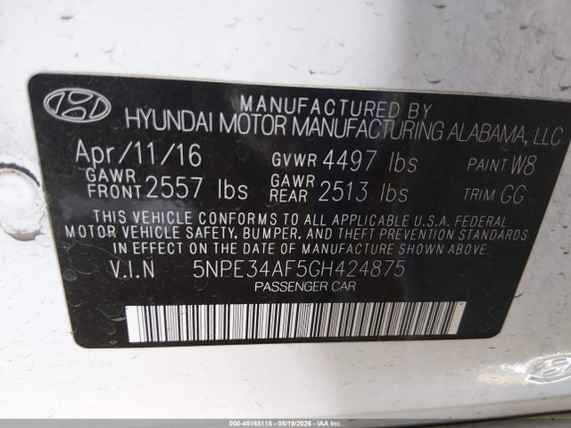 Hyundai SONATA Limited