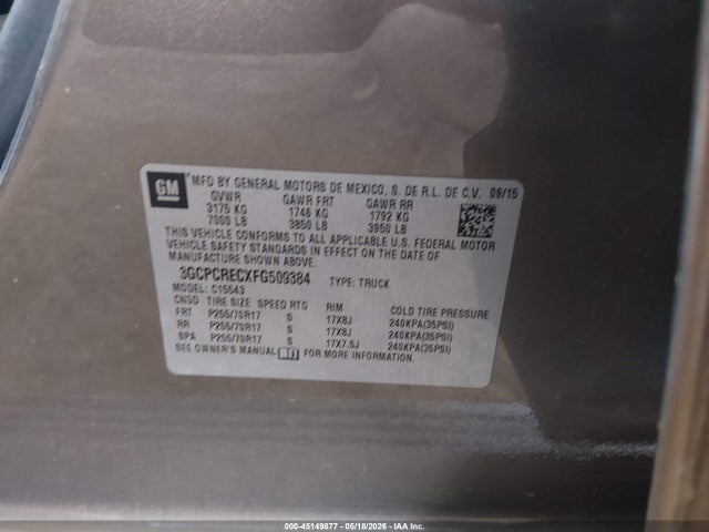 Chevrolet Silverado 1500 1lt