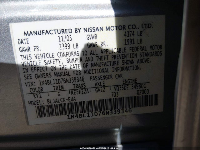 Nissan Altima 3.5 Se