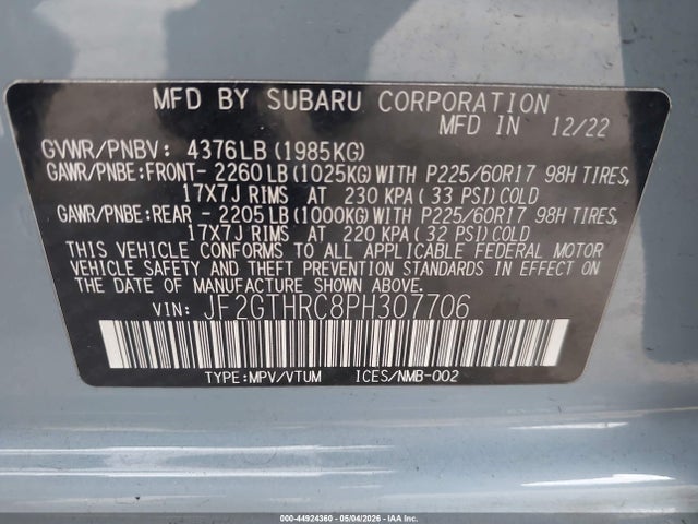 Subaru Crosstrek Sport