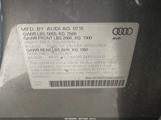Audi Q5 3.0t Premium Plus