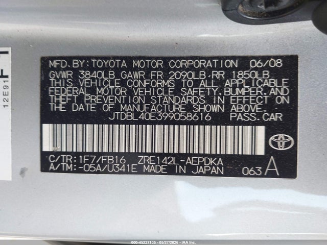 Toyota Corolla Le