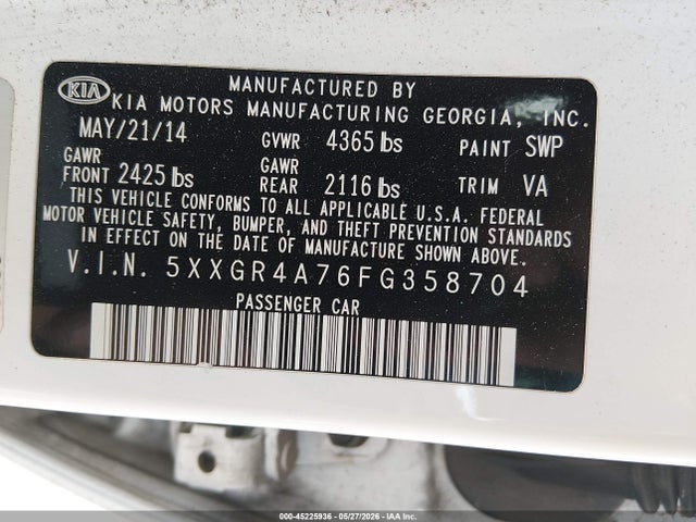 Kia Optima Sx
