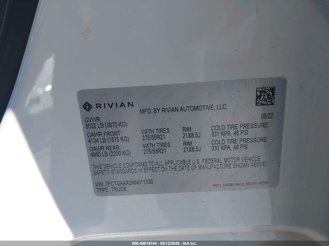 Rivian R1T Adventure