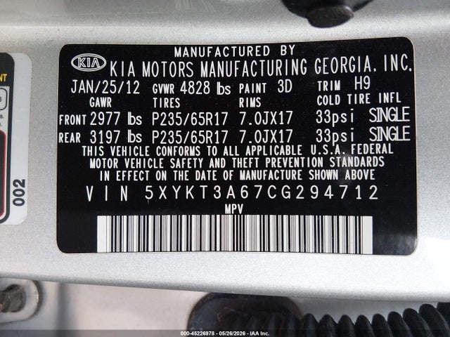 Kia Sorento Lx
