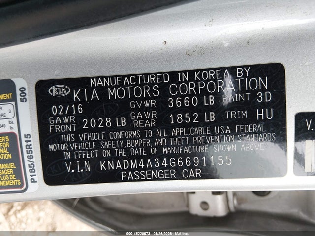 Kia Rio Lx