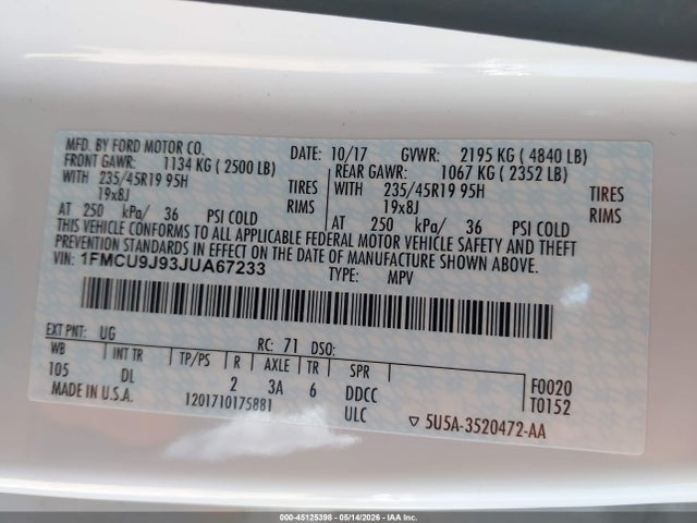 Ford Escape Titanium