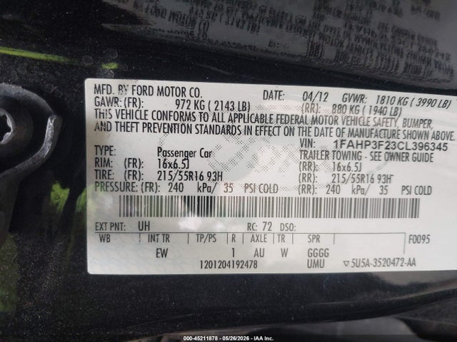 Ford Focus Se