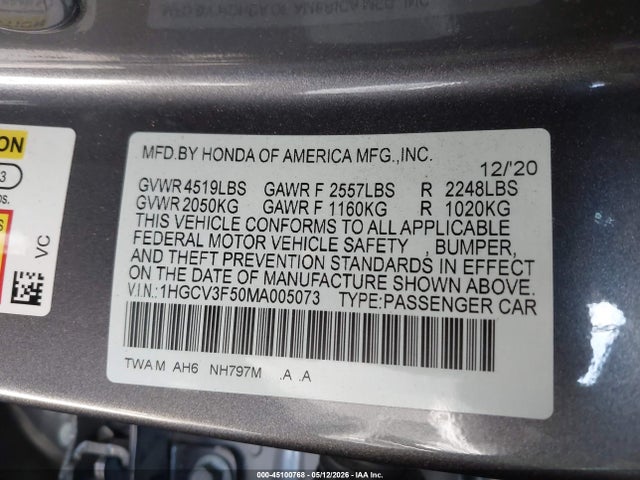 Honda Accord Ex-l