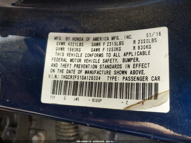 Honda Accord Sport