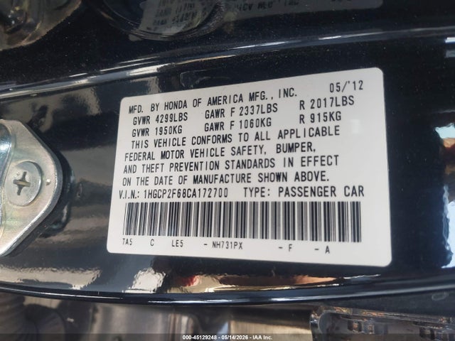 Honda Accord 2.4 Se