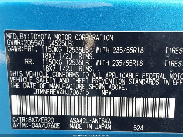 Toyota RAV4 Se