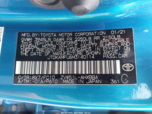 Toyota Prius L Eco