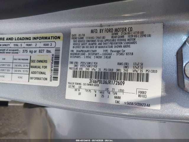Ford Fusion Se
