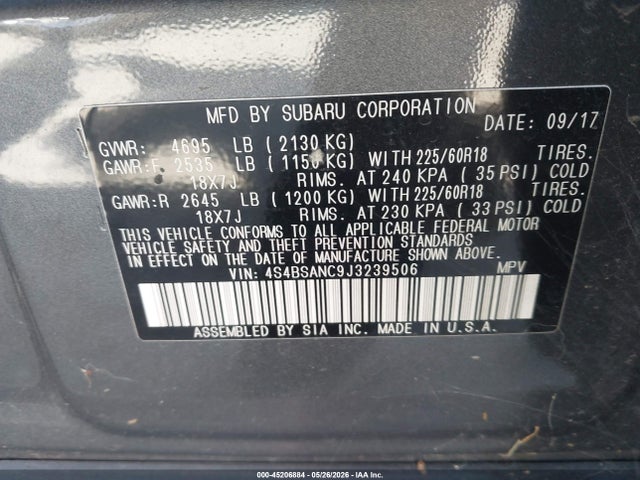 Subaru Outback 2.5i Limited