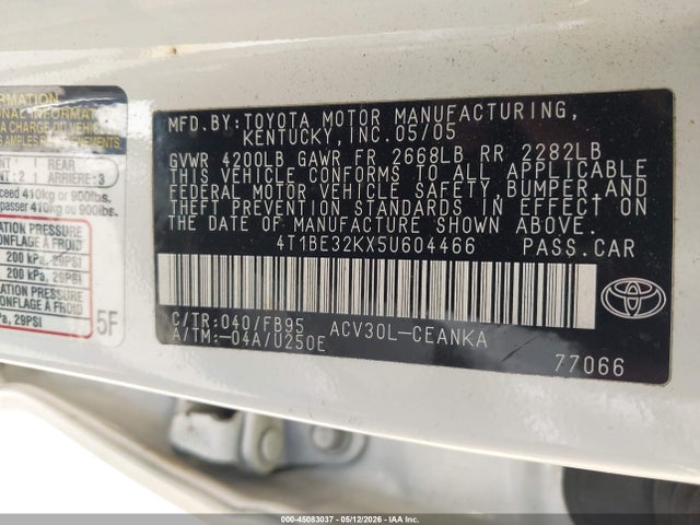 Toyota Camry Le