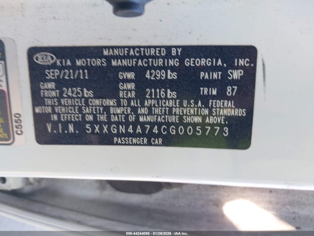 Kia Optima Ex