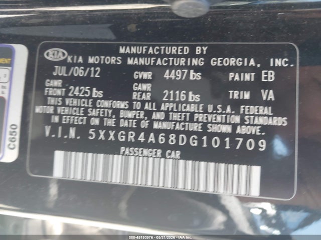 Kia Optima Sx