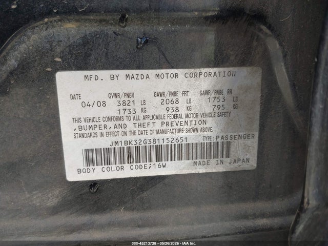 Mazda Mazda3 I Touring Value