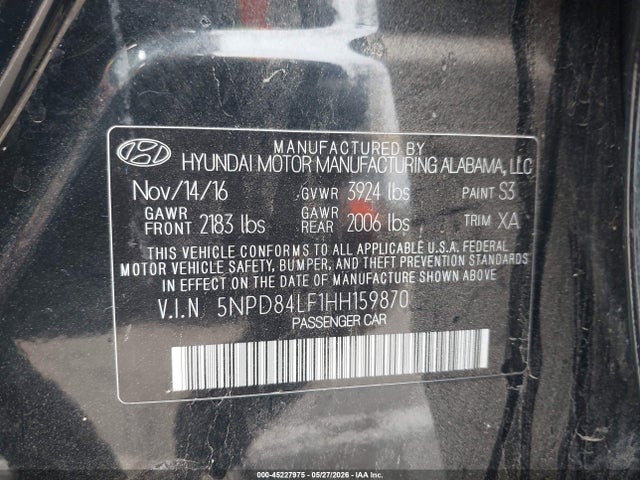 Hyundai ELANTRA Value Edition