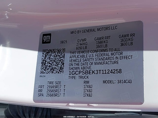 Chevrolet Colorado Wt, Rwd