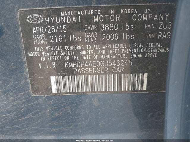 Hyundai ELANTRA Se