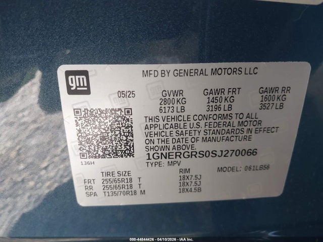 Chevrolet Traverse Fwd Lt