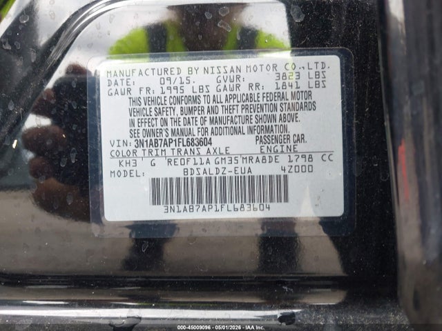Nissan Sentra Sv