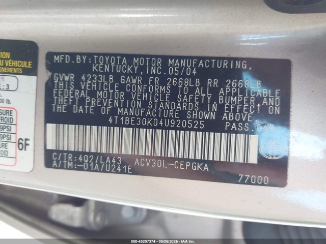 Toyota Camry Xle