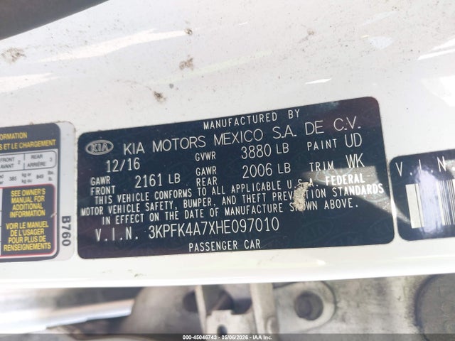 Kia Forte Lx