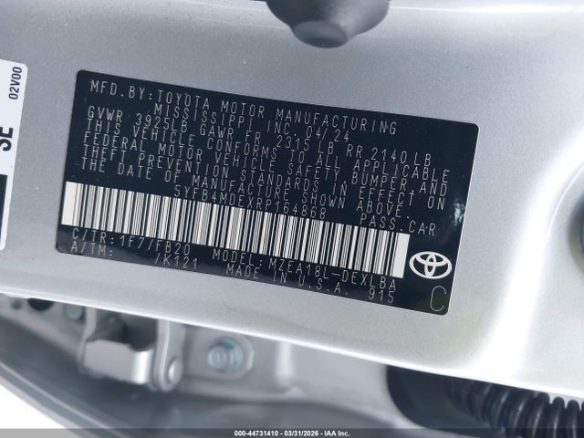 Toyota Corolla Le
